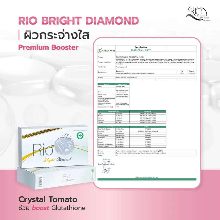 ใบวิเคราะห์ Crystal Tomato